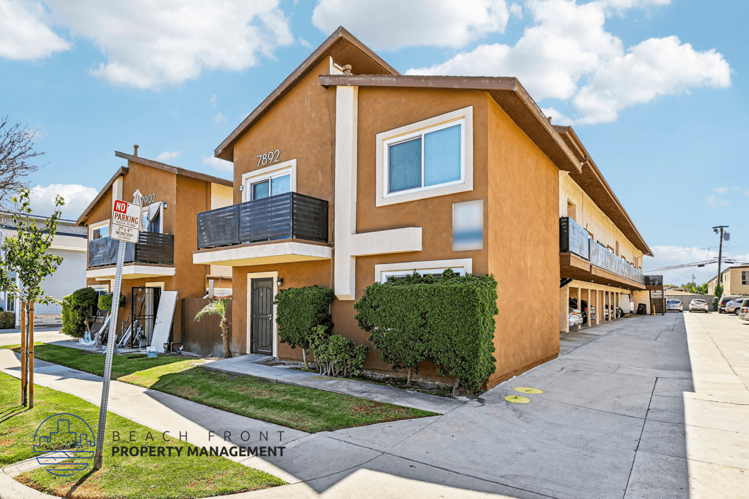 A building with the number 7892 on it is part of a property management portfolio.